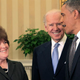 Julia Pierson with Vice President Joe Biden and President Barack Obama (Pool/Getty Images)
